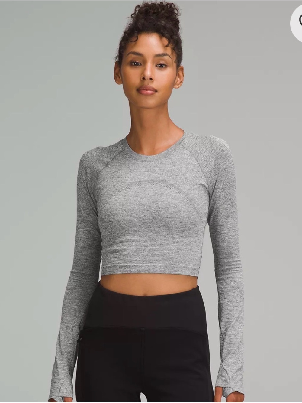 Lululemon Swiftly Tech Cropped Long-Sleeve Shirt 2.0